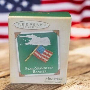 KEEPSAKE the Label Patriotic Flag Ornament